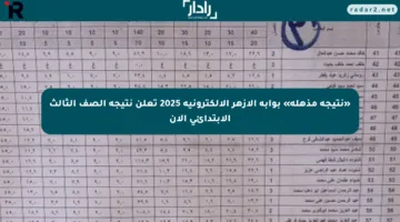 «نتيجة مذهلة» بوابة الأزهر الإلكترونية 2025 تعلن نتيجة الصف الثالث الابتدائي الآن